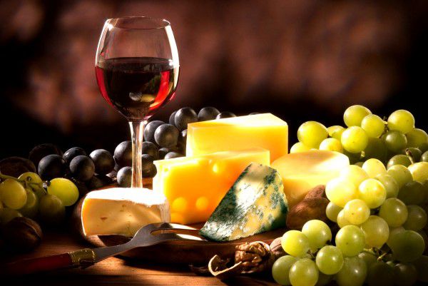 Wine and cheese