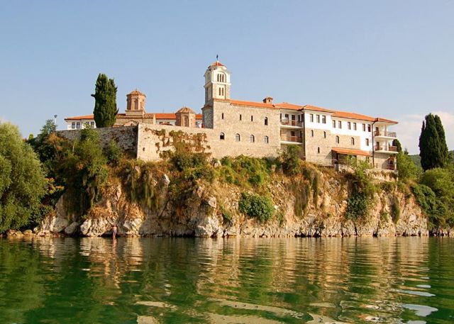 Exterior of Sveti Naum Monastery