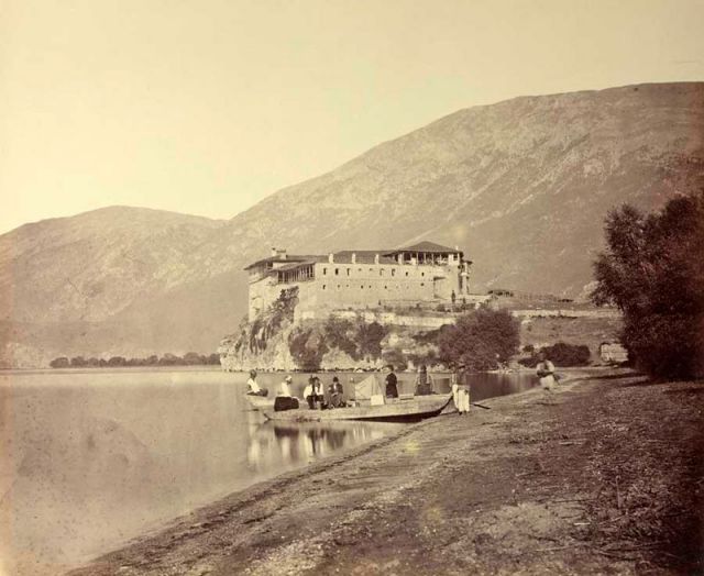Monastery Saint Naum in 1863