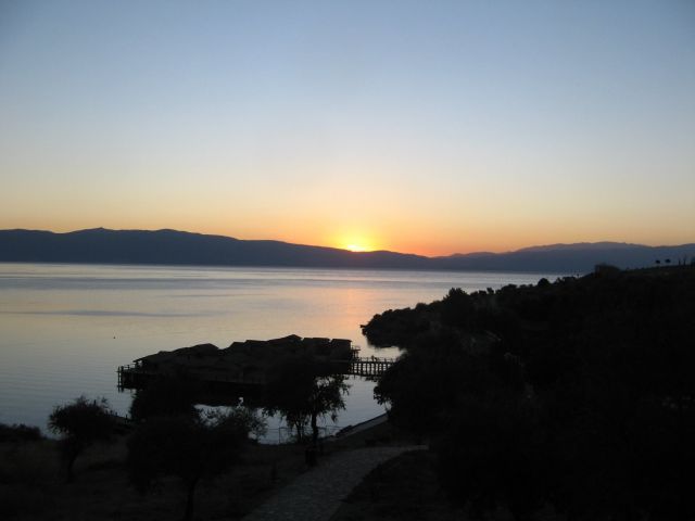 Sunset over the Museum on Water