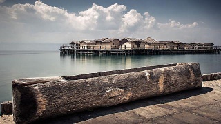Prehistoric Museum on Water at the Bay of Bones - Ohrid  