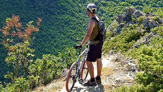 Mountain biking